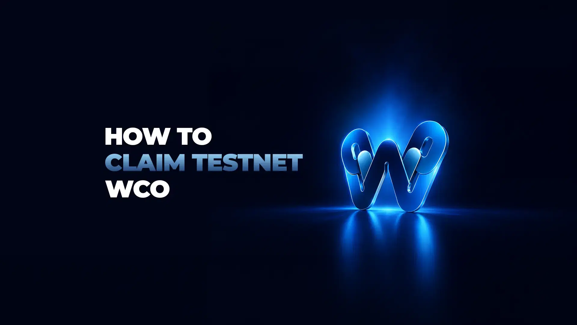 Steps to add W Chain Testnet and Claim Testnet WCO